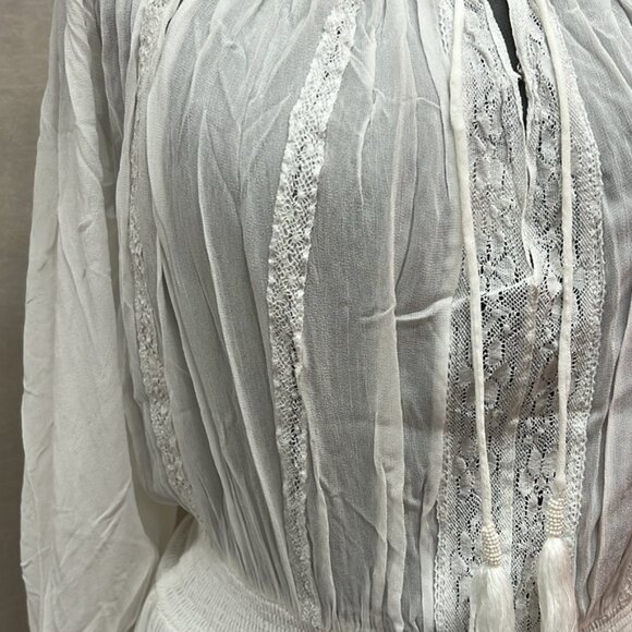 Dress by Miss June, Paris.Bahamian style.white - Picture 11 of 12